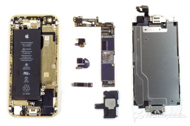 Разбор iPhone 6 на детали